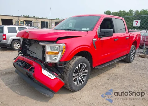 2022 Ford F-150 Xl из США, поврежденный, VIN 1FTEW1EP0NKE81458